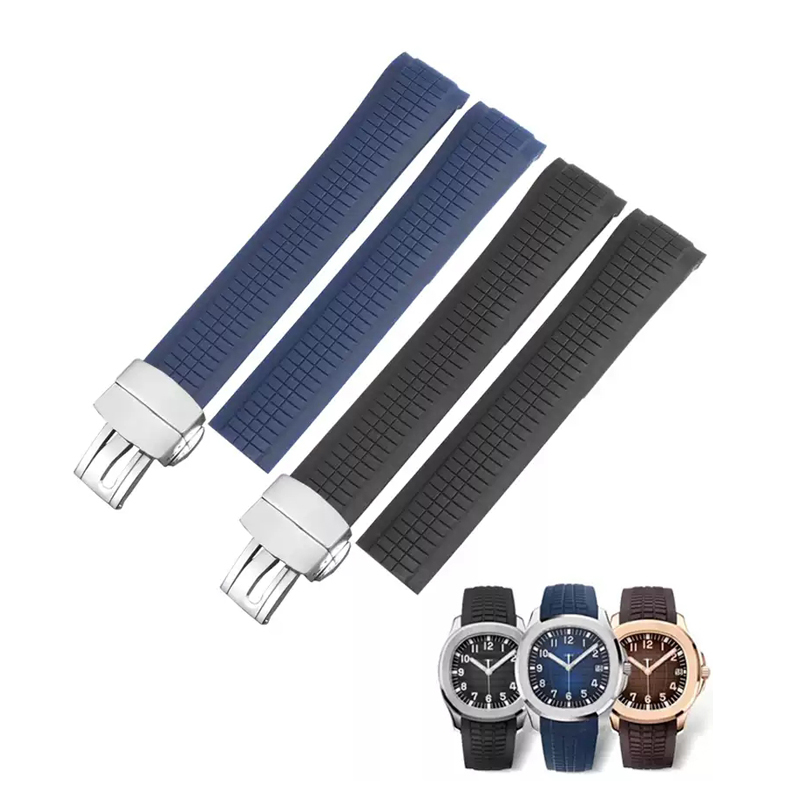 Patek Philippe Watch Aquanaut - Zachte en elastische siliconen rubberen horlogeband