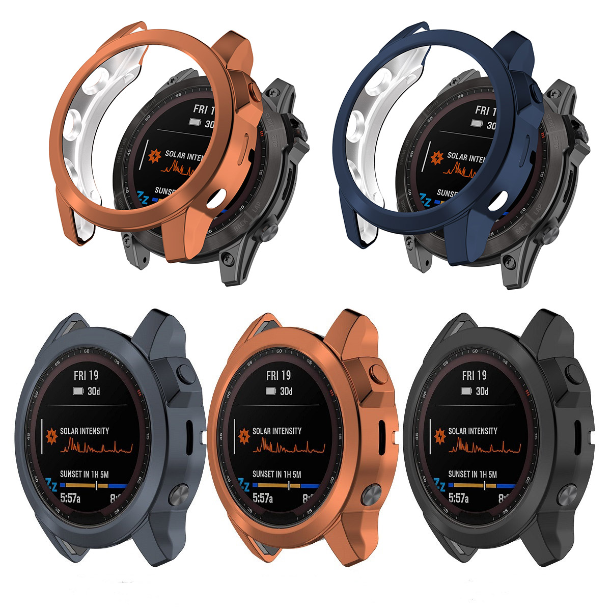 Xwatch Smartwatch - Beschermhoes Cover voor Garmin Fenix 7