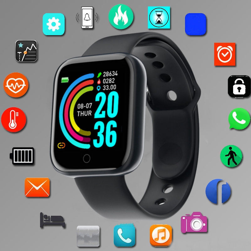 Watch Smartwatch Android - Smart Watch voor heren Dames Sportmodus