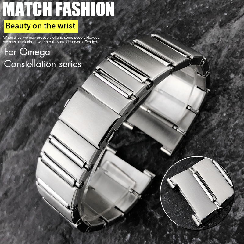 Omega Watch Constellation - 24mm 14mm 17mm roestvrijstalen horlogeband voor