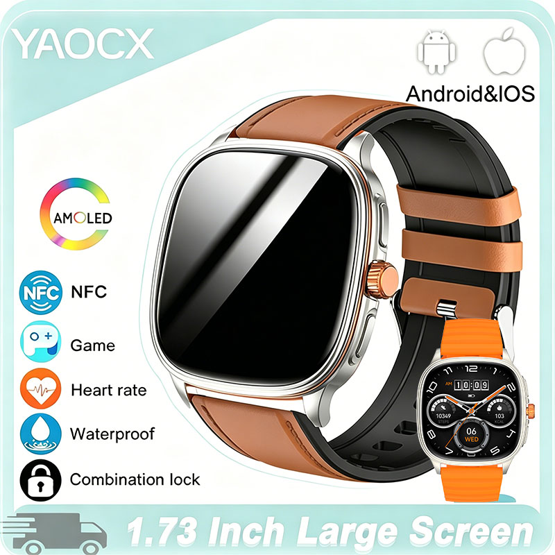 Smartwatch New Watches For Women - YAOCX HK73 AMOLED Smartwatch Man Vrouw