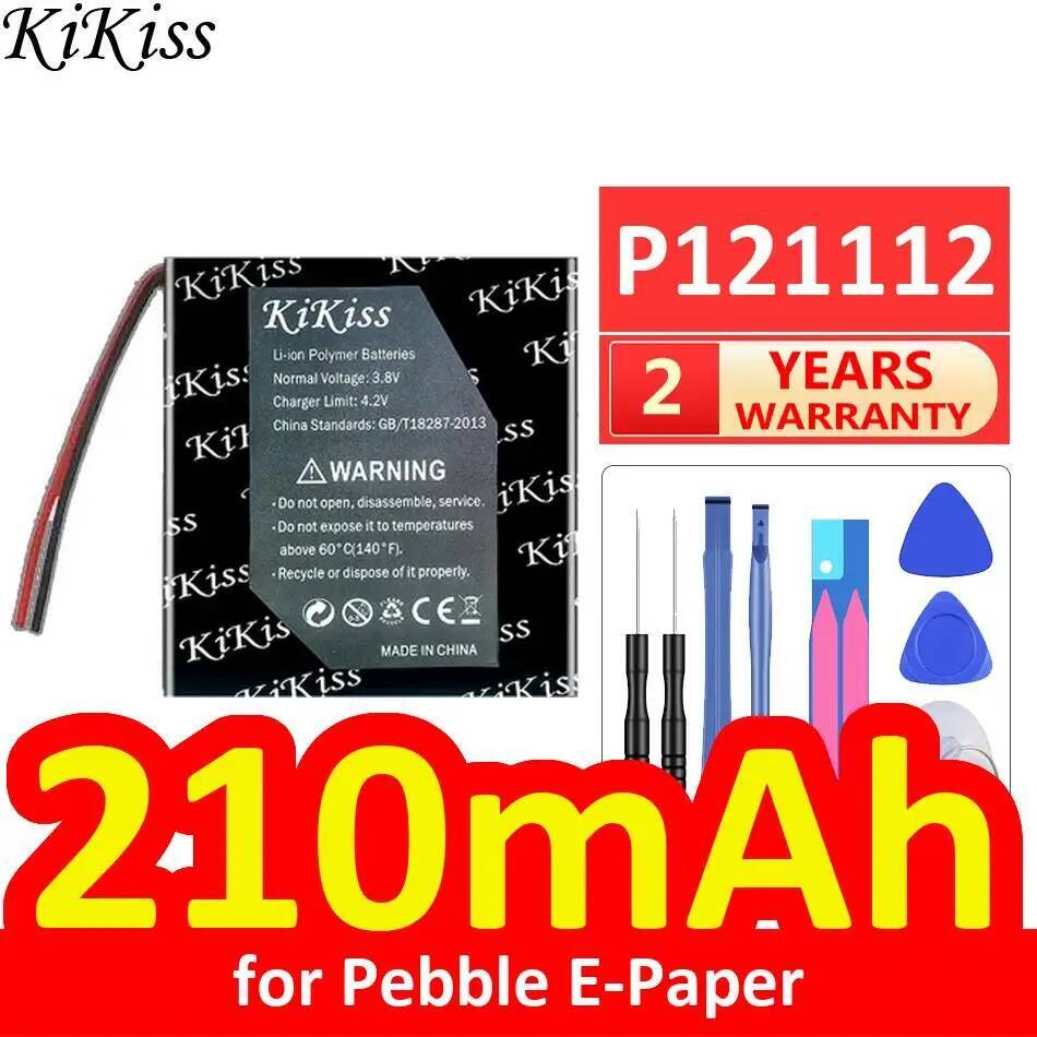 Smartwatch Pebble Watches - Langdurig voor Pebble E-Paper 210Mah P121112