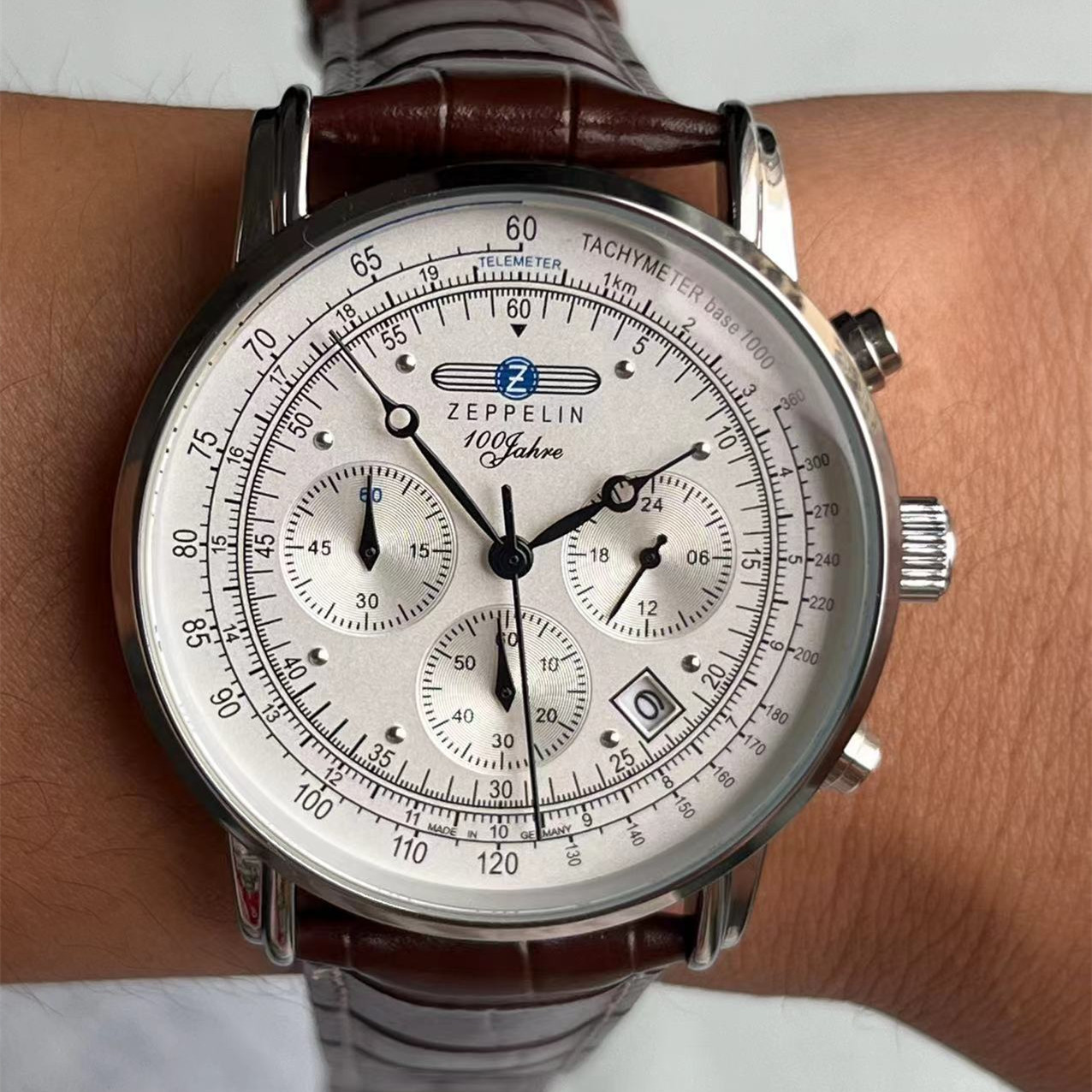 Smartwatch Watches Digital - Nieuwe Zeppelin-serie automatisch lederen herenhorloge voor