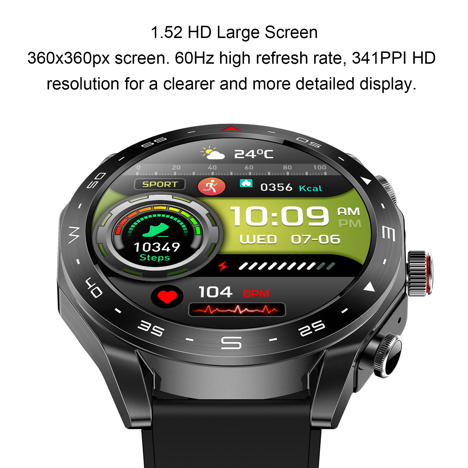 Smartwatch Noise Watches - 2-in-1 smartwatch waterdichte timer Bluetooth ruisonderdrukkende