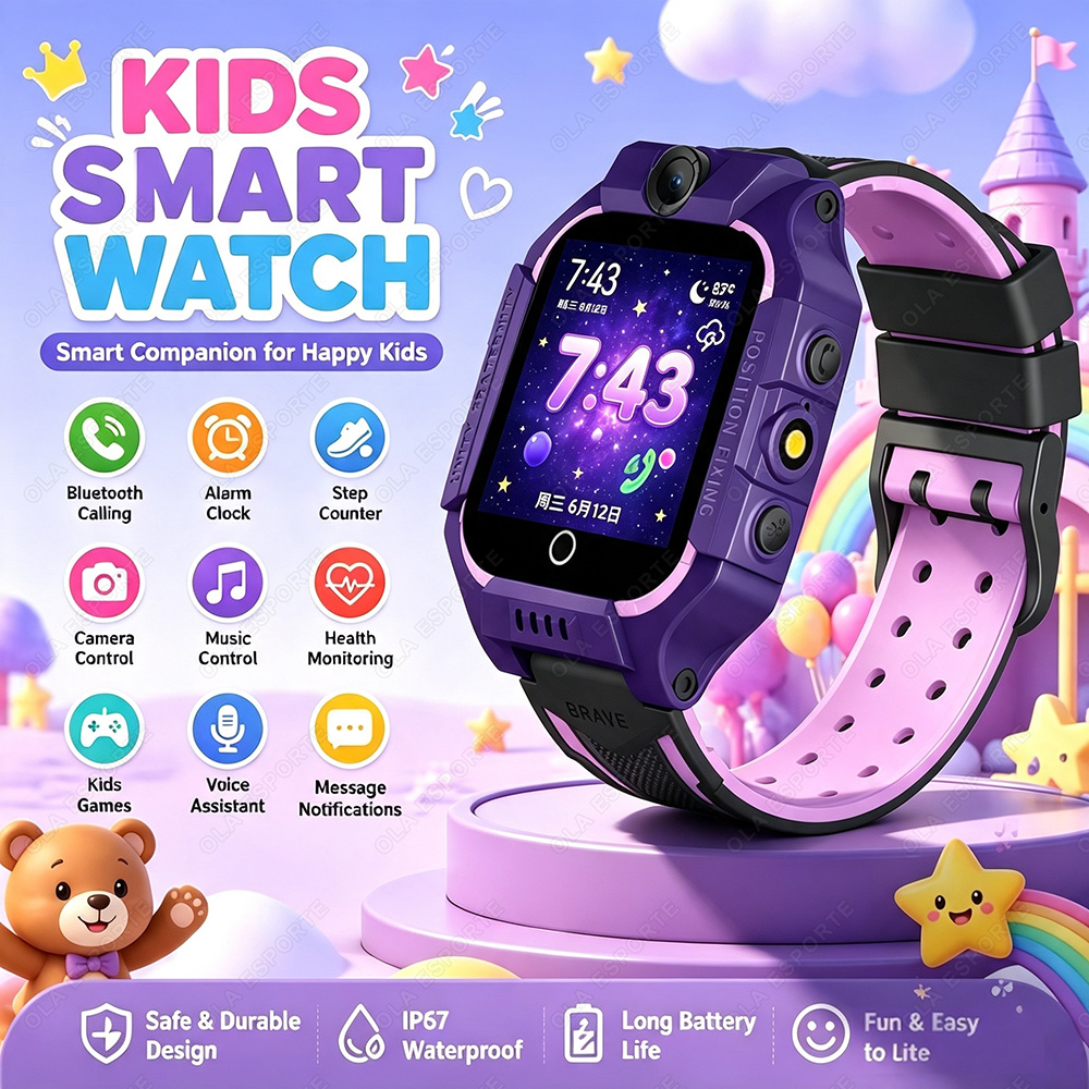 Smartwatch Watches Gift For Boys With Gps - 2027 Nieuw 2G Kinder Smartwatch Simkaart