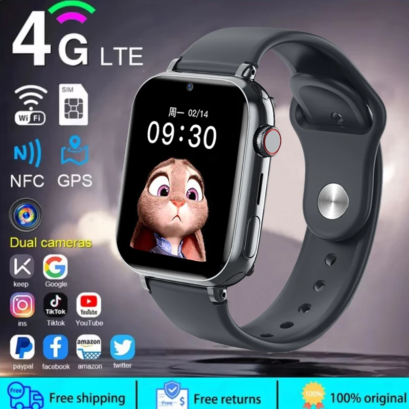 Smartwatch Watches For Kid Boy Waterproof - 2025 Smart Watch Kinderen LBS Locatie
