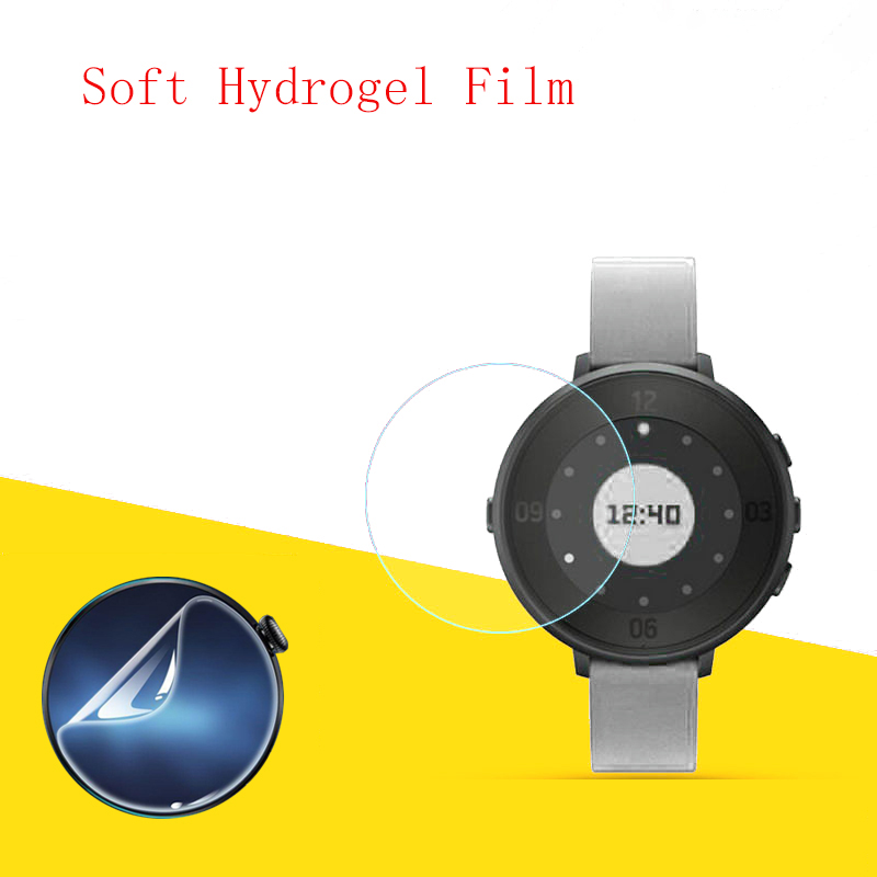 Smartwatch Pebble Watches - Zachte hydrogelfilm Helder HD Transparante beschermer