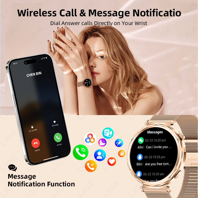 LUIK 2026 Nieuwe Slimme Horlog - Smartwatch Ladies Watches For Women recensie en prijs