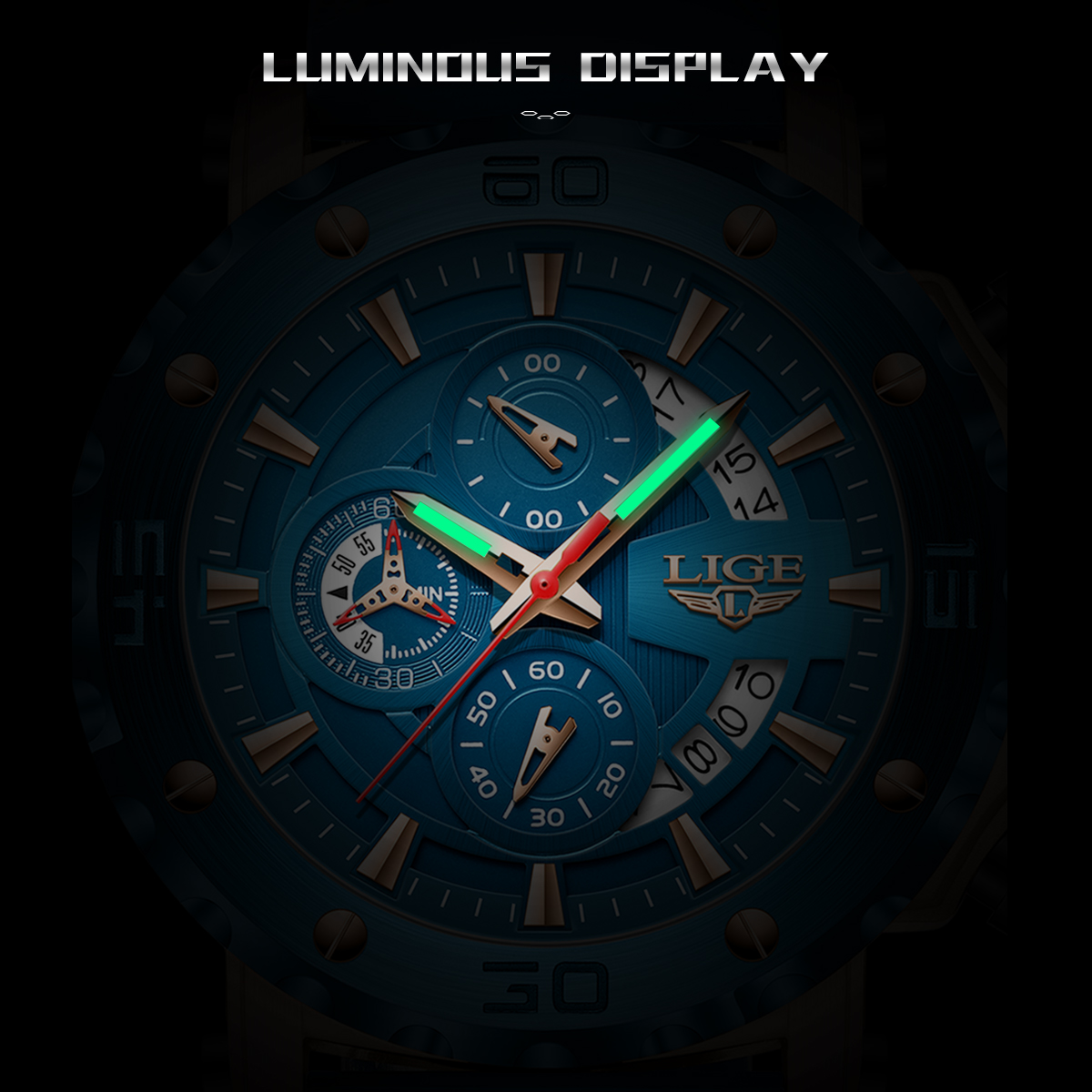 LIGE modehorloge voor heren ka - Smartwatch Watches For Men Digital recensie en prijs