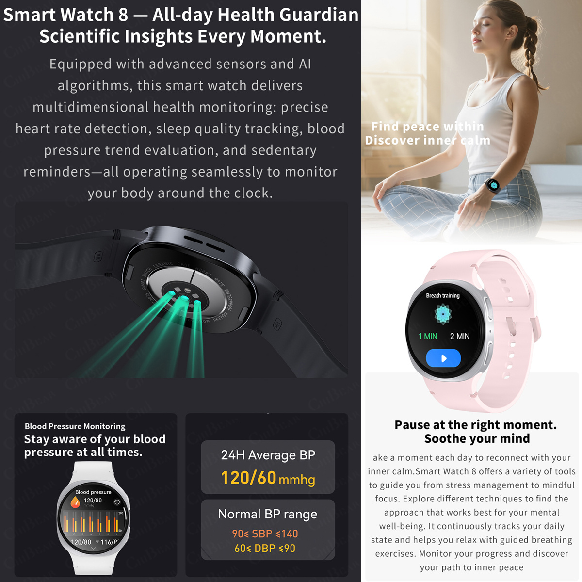2026 Nieuwe Horloges 8 Mini GP - Smartwatch New Watches For Women recensie en prijs