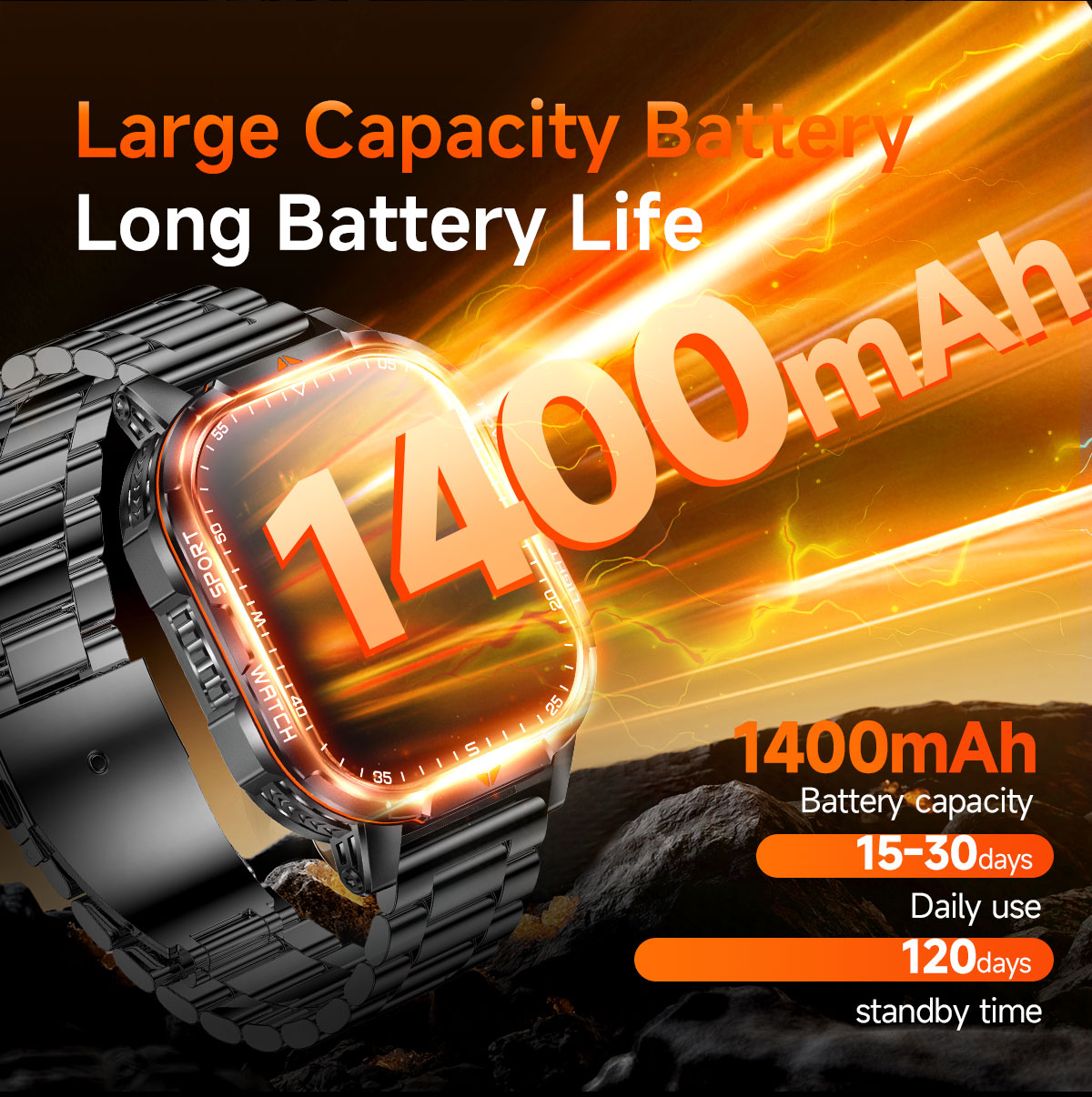2026 Nieuwe 1400mAh Super Grot - Smartwatch New Watches For Women recensie en prijs