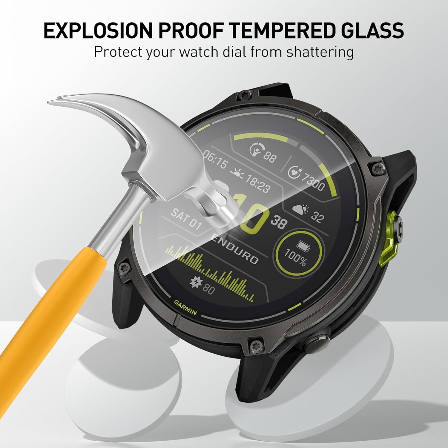 Gehard glasfilms voor Garmin E - Xwatch Smartwatch recensie en prijs