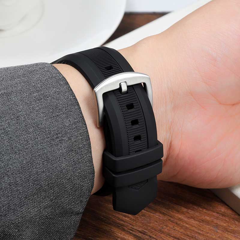 Gekerfde siliconen rubberen ho - Omega Watch Constellation recensie en prijs