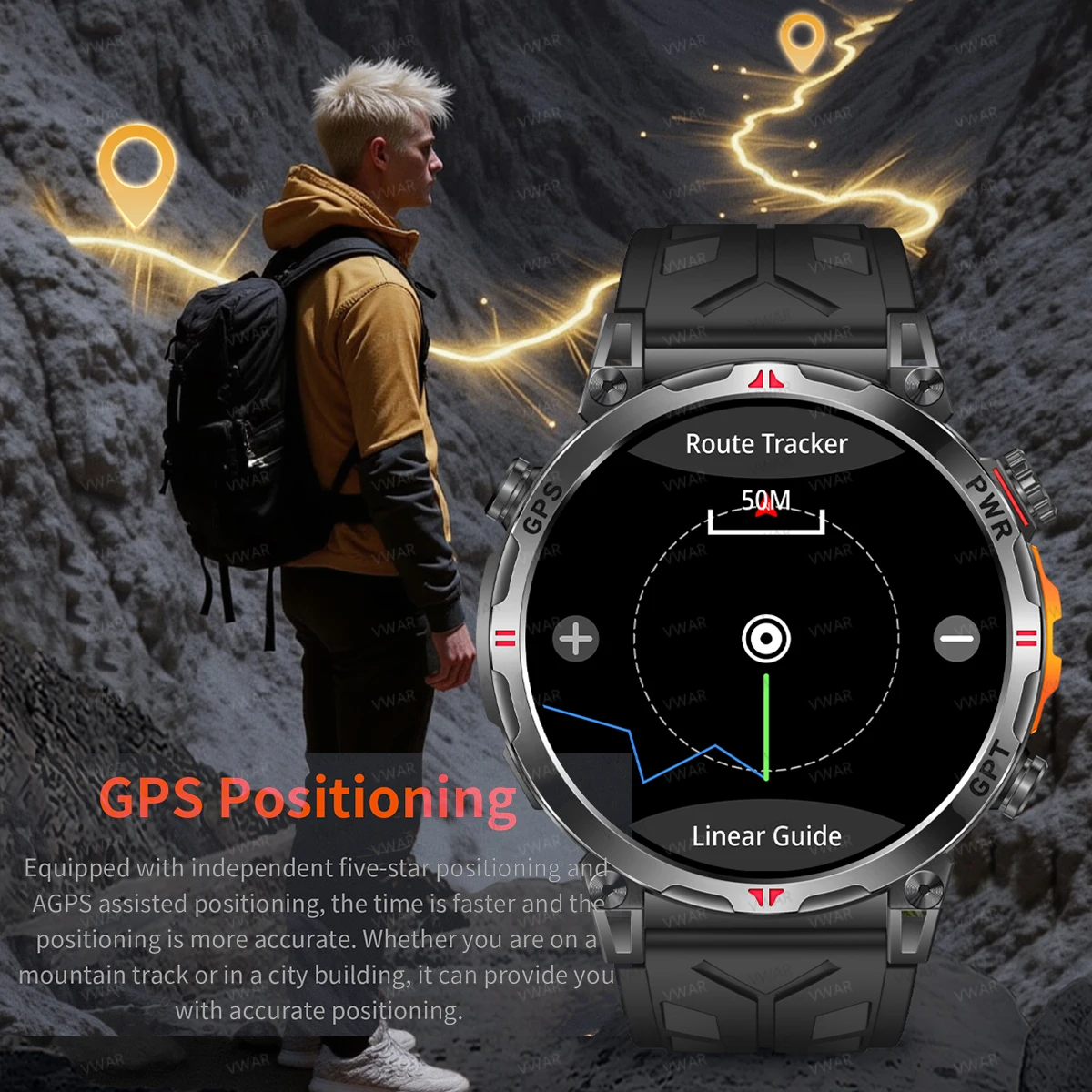 2025 Nieuwe VWAR Air5 Ultra GP - Watch Vs Amazfit recensie en prijs