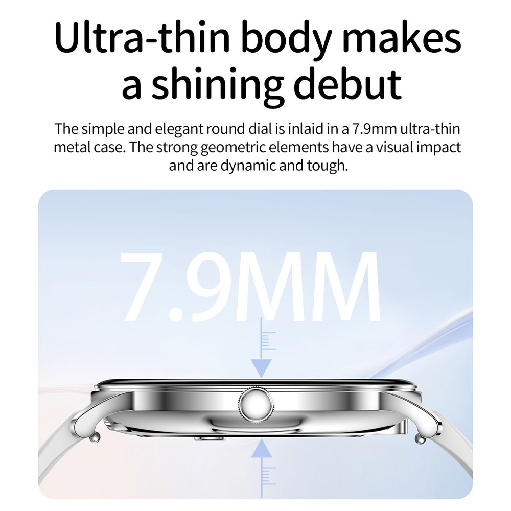 1,43 inch AMOLED ultradunne sm - Smartwatch Ladies Watches For Women recensie en prijs