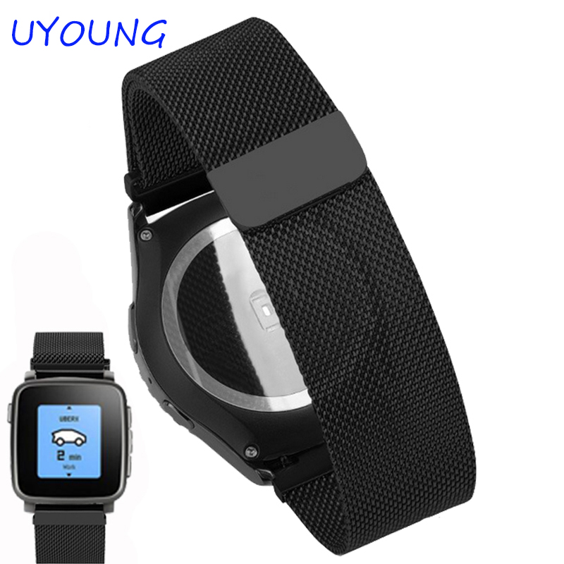 22Mm Milanese Lusband Voor Peb - Smartwatch Pebble Watches recensie en prijs