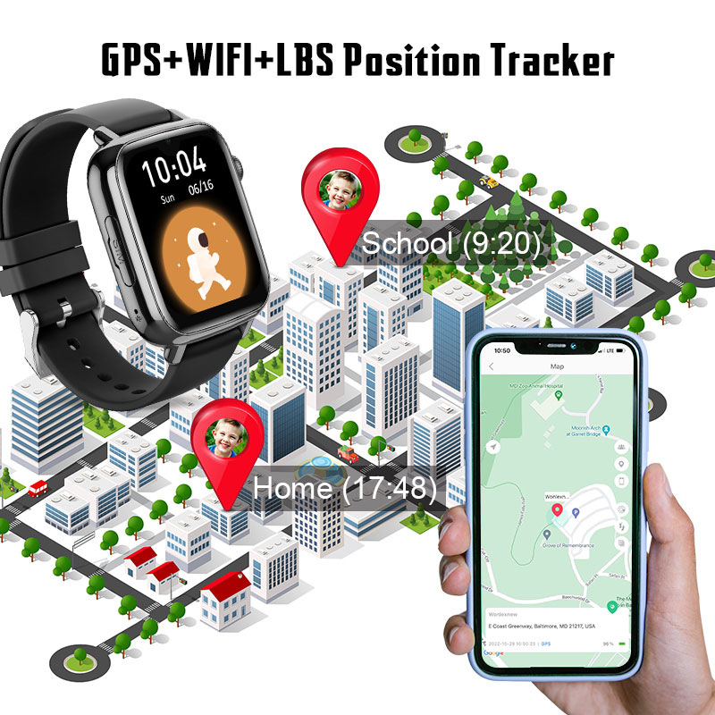 Wonlex KT34 Smartwatch voor ki - Smartwatch Watches For Boys recensie en prijs