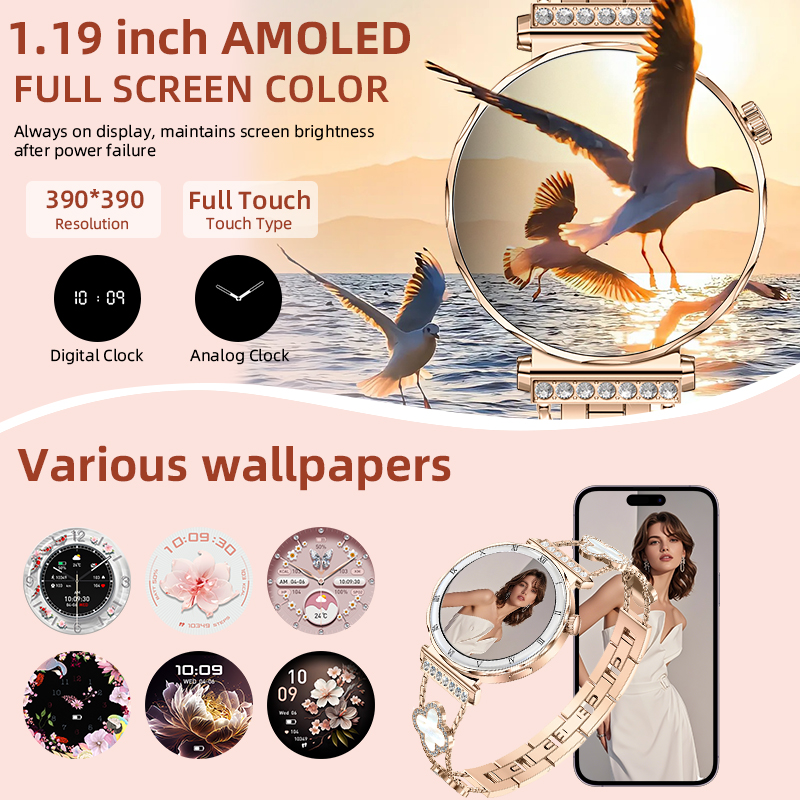 LIGE Nieuw Dames Smartwatch 1. - Smartwatch Ladies Watches For Women recensie en prijs
