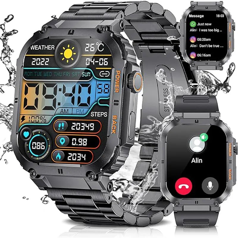 Lige Outdoor Sport Fitness Sma - Smartwatch Watches For Men Digital recensie en prijs
