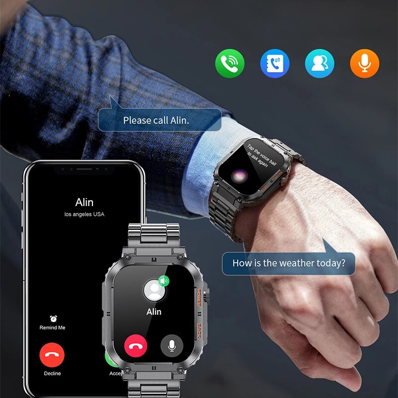 Lige Outdoor Sport Fitness Sma - Smartwatch Watches For Men Digital recensie en prijs