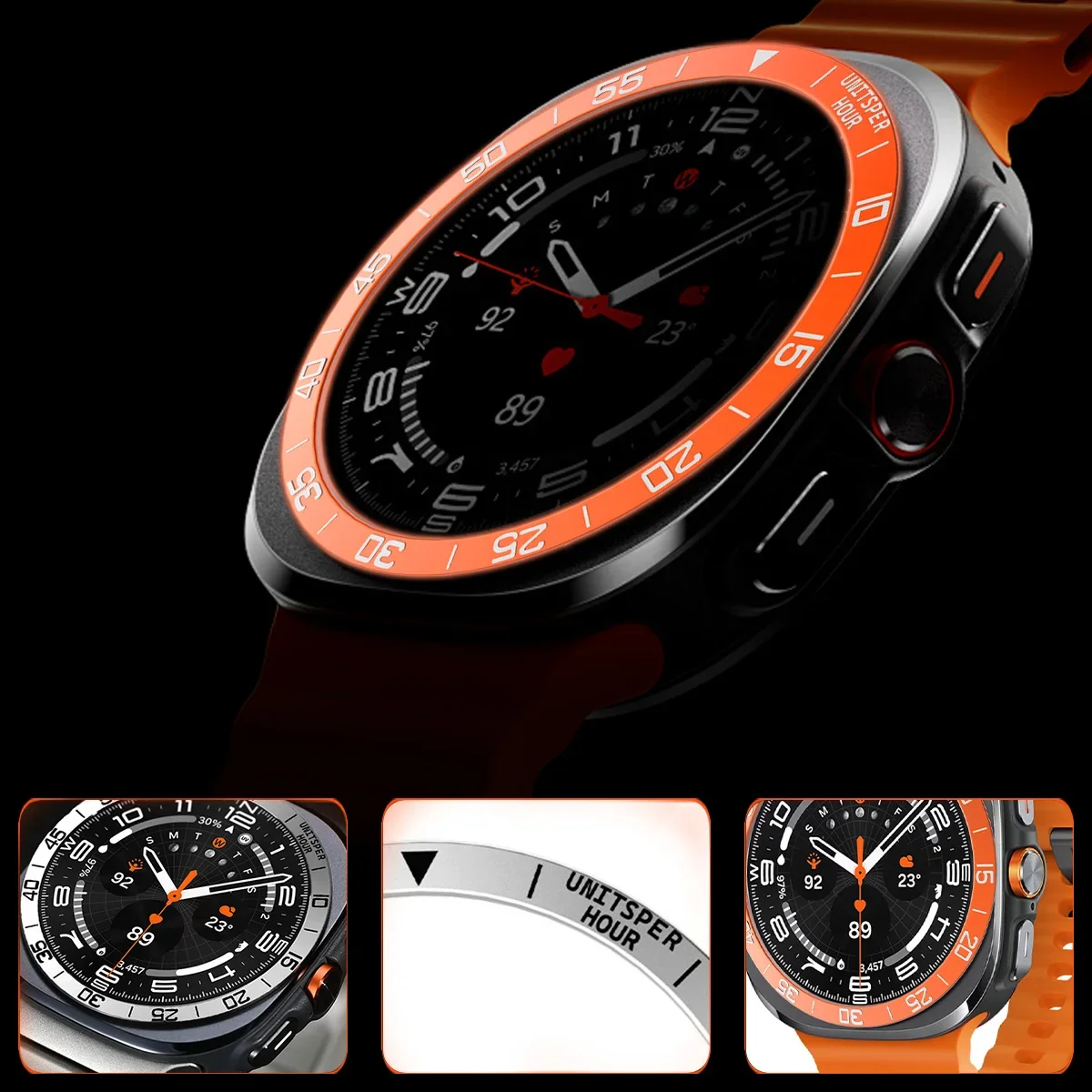 Metalen Cover Bezel Ring Case  - Watch Smartwatch Android recensie en prijs