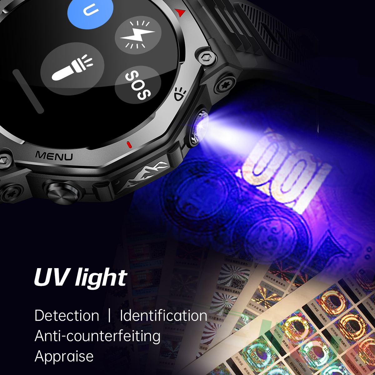 VWAR T-Rex Ultra Smart Watch m - Watch Vs Amazfit recensie en prijs