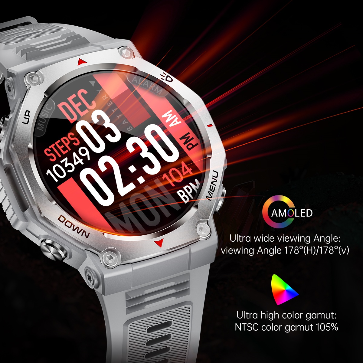 VWAR T-Rex Ultra Smart Watch m - Watch Vs Amazfit recensie en prijs
