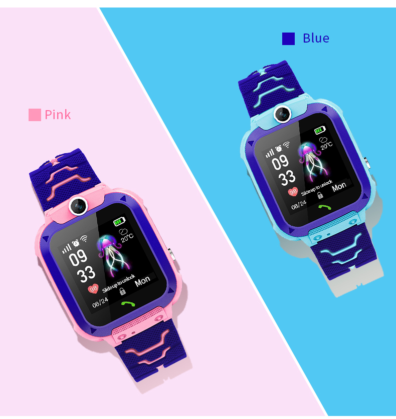 Q12B Smartwatch voor kinderen  - Smartwatch Watches Gift For Boys With Gps recensie en prijs