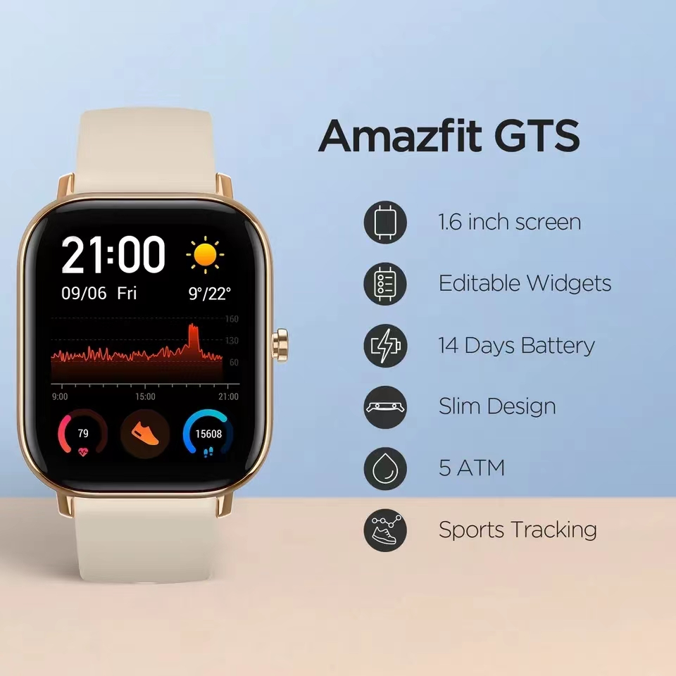 Amazfit GTS Smartwatch voor ma - Smartwatch Refurbished Watches recensie en prijs