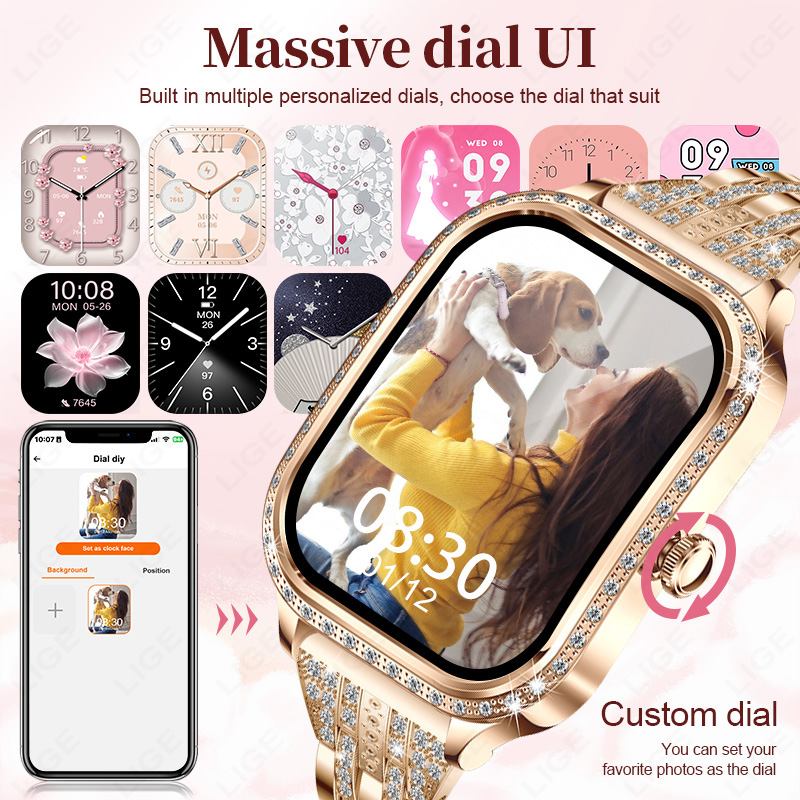 LIGE Smart Watch Dames Waterdi - Smartwatch Ladies Watches For Women recensie en prijs