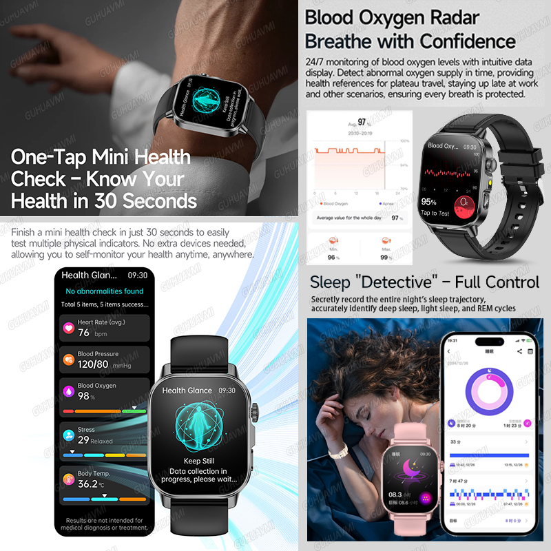2026 Nieuwe Gezondheids-Smartw - Smartwatch New Watches For Women recensie en prijs
