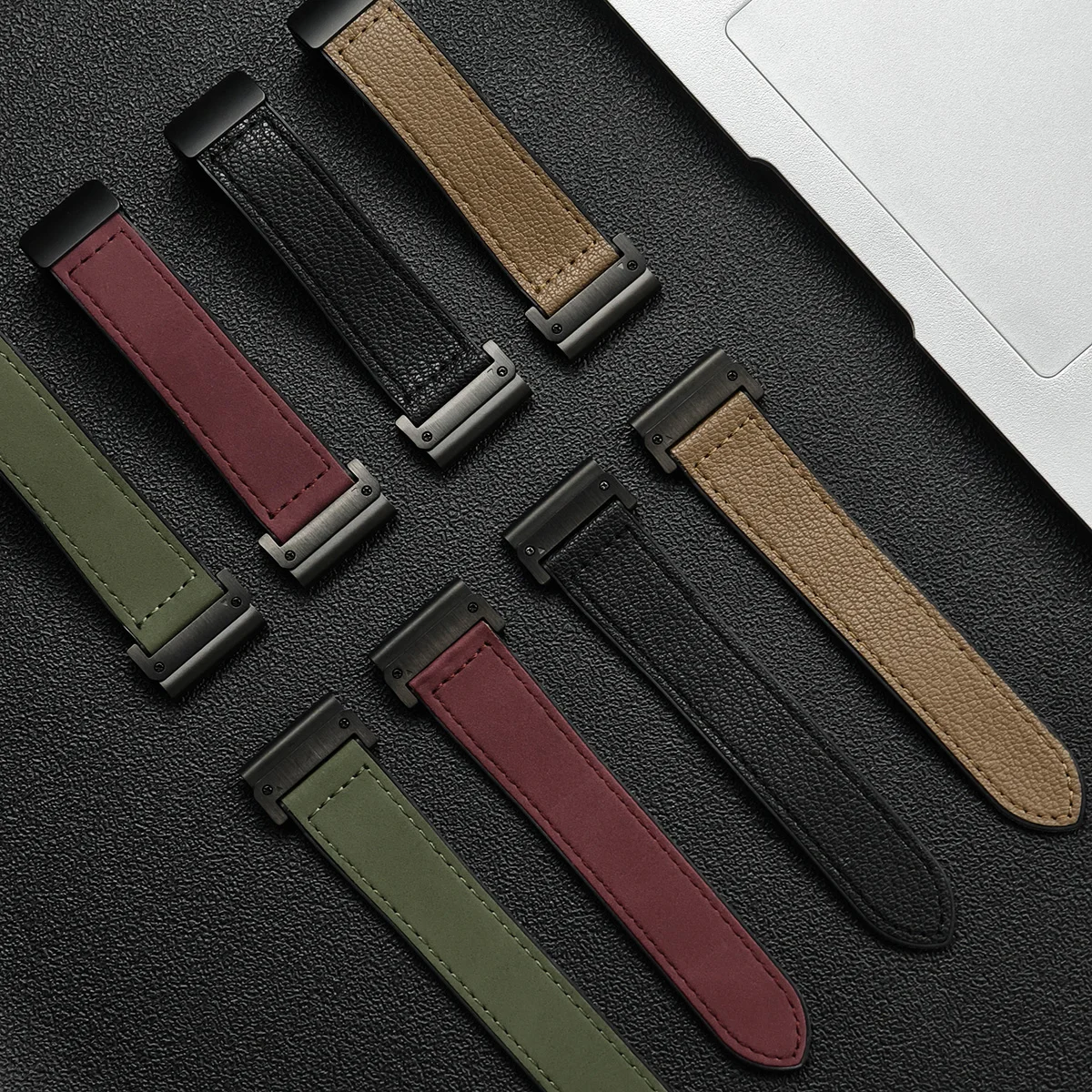 Lederen Siliconen Horlogeband  - Watch Smartwatch Android recensie en prijs