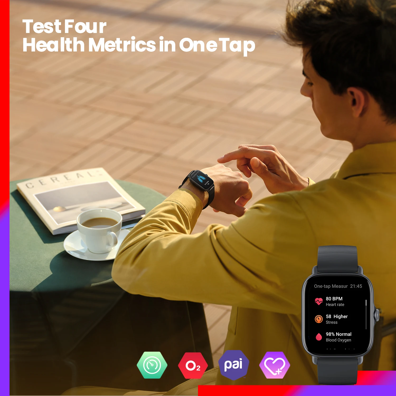 Amazfit GTS 3 Smartwatch 5ATM  - Smartwatch Refurbished Watches recensie en prijs