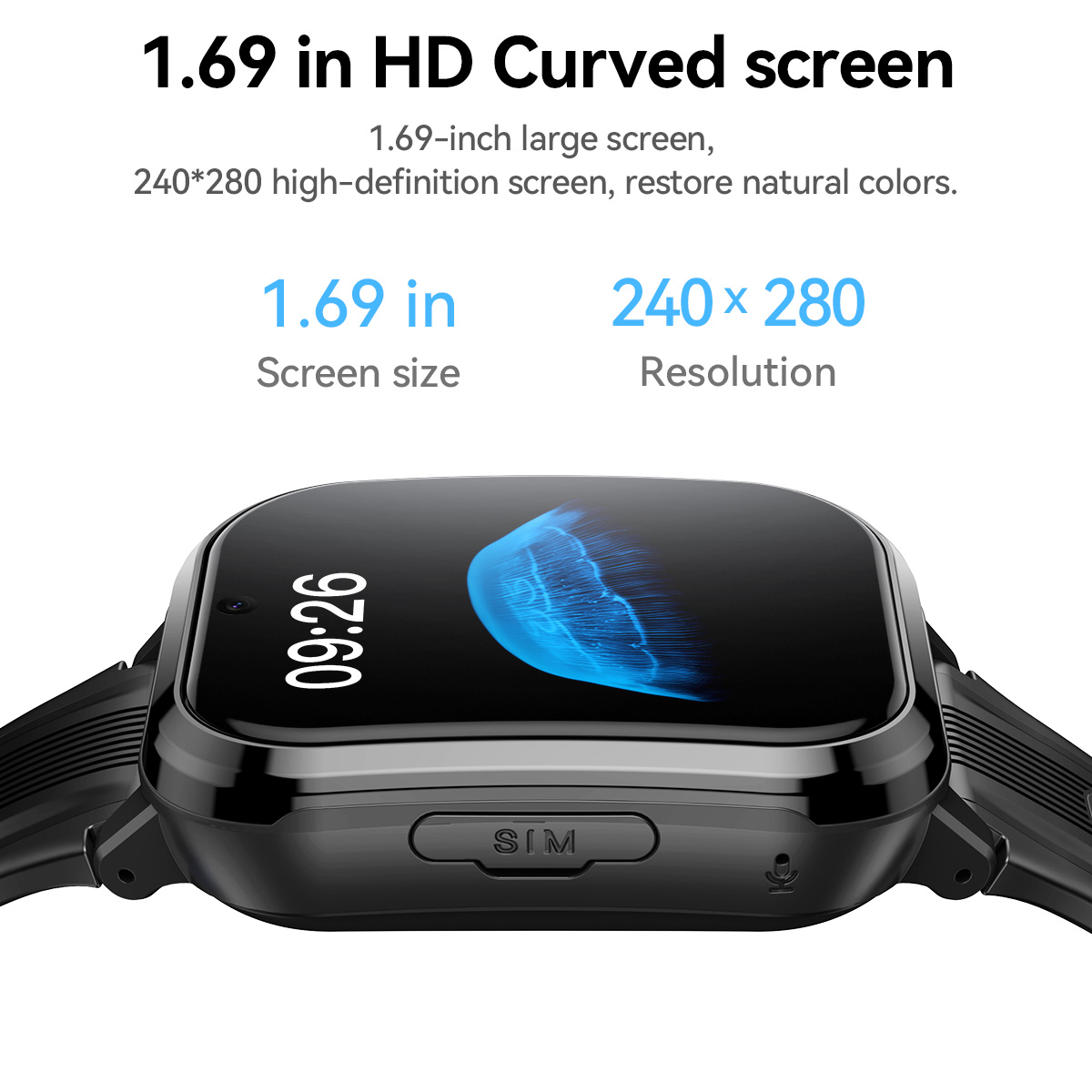 HOCO Y108 1.69 inch HD LCD geb - Smartwatch Watches For Boys recensie en prijs