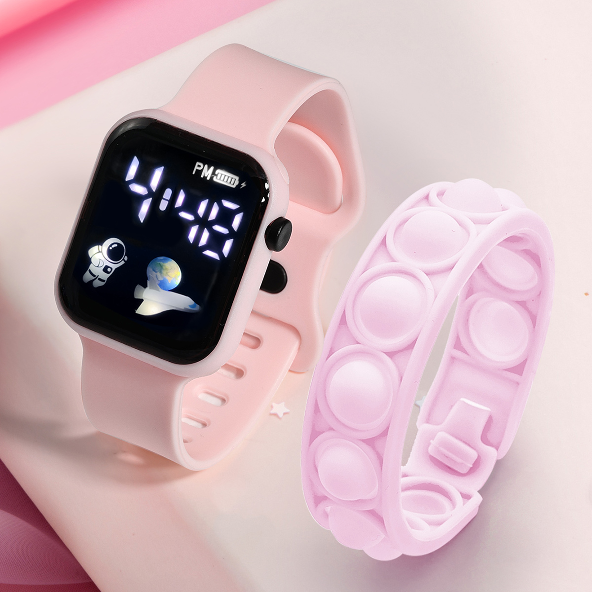 2 Stuks Kinder Slim Horloge Ar - Smartwatch Watches Digital recensie en prijs
